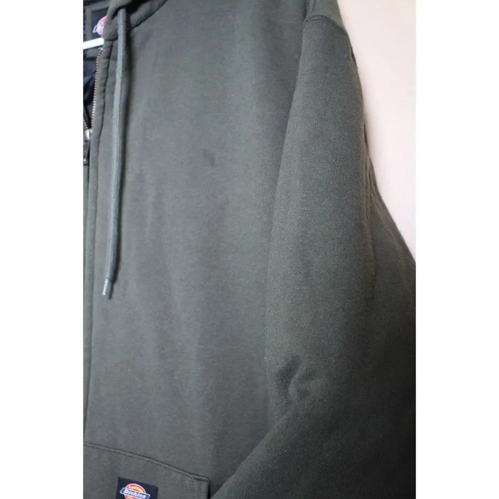 Dickies Forest Green Zip-Up Hoodie - Size XXL